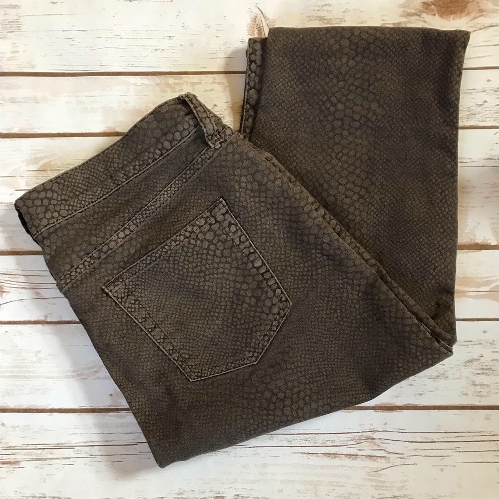 The Gap Snake skin patterned skinny jeans